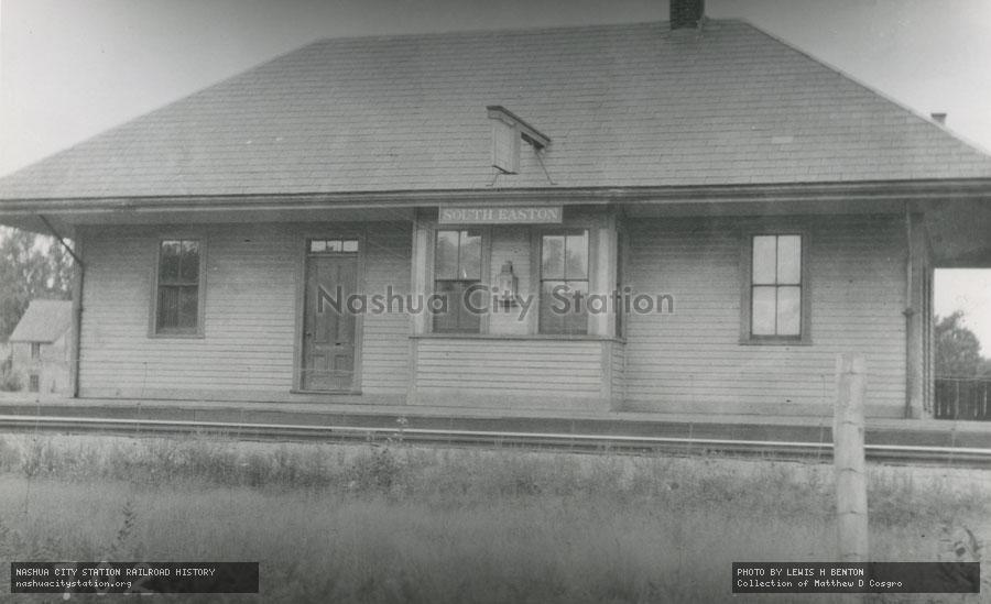 Postcard: Railroad Station, South Easton, Massachusetts
